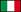 A flag of italy with red white and green stripes

Description automatically generated