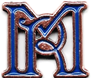 A blue and brown letter m

Description automatically generated